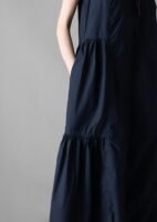 Tiered Cotton Poplin Dress | Liquorice