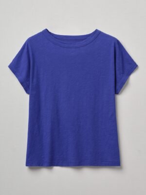 Alda Organic Cotton Easy Tee | Delft Blue