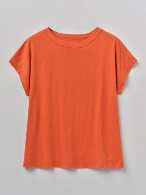 Alda Organic Cotton Easy Tee | Mango