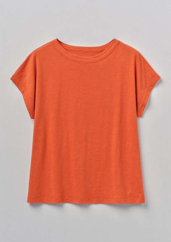 Alda Organic Cotton Easy Tee | Mango