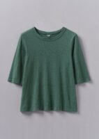 Cleo Garment Dyed Organic Cotton Tee | Marble Green