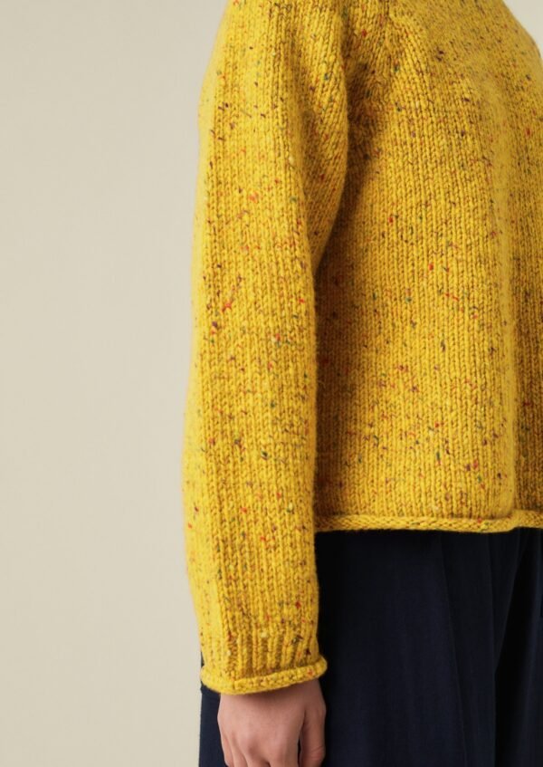 Orla Donegal Wool Sweater | Mimosa Yellow