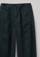 Kathe Flat Front Cotton Twill Pants | Slate Navy