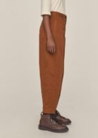 Kathe Flat Front Cotton Twill Pants | Firewood