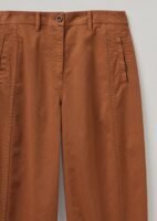 Kathe Flat Front Cotton Twill Pants | Firewood