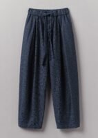 Bronwen Stripe Cotton Pants | Navy/Ecru