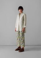 Taro Stripe Organic Cotton Poplin Shirt | Sunwashed Blue