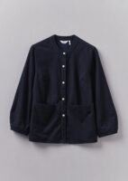 Front Pocket Soft Indigo Twill Shirt | Indigo